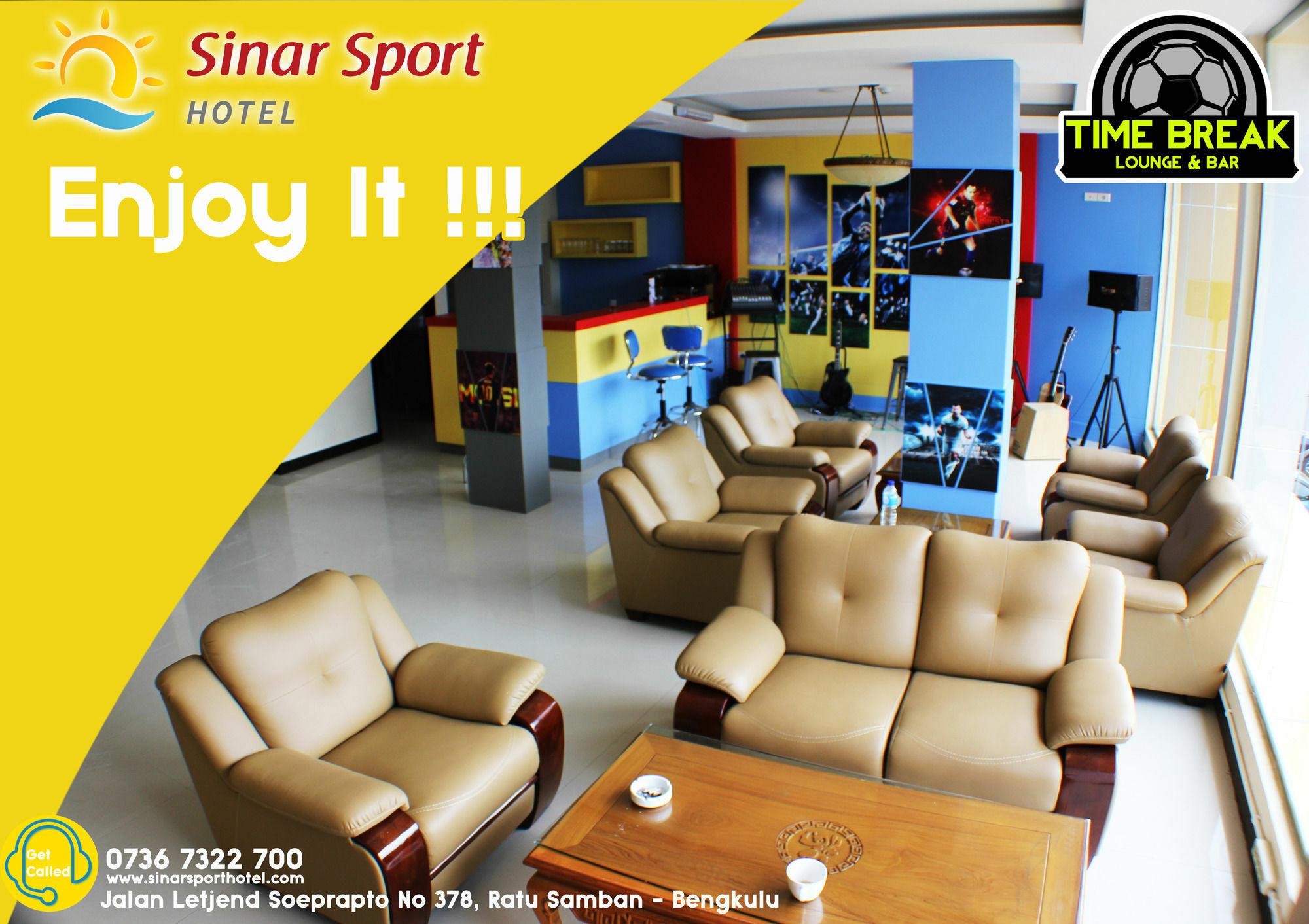 Sinar Sport Hotel Bengkulu Exteriör bild